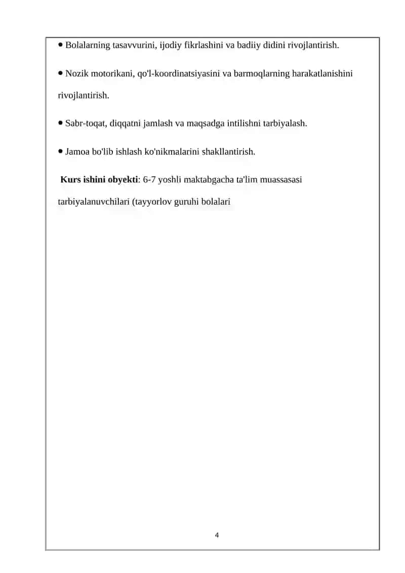 Maktabda tayyorlov guruhida bolalarni loy ishiga urgatish metodlari 4