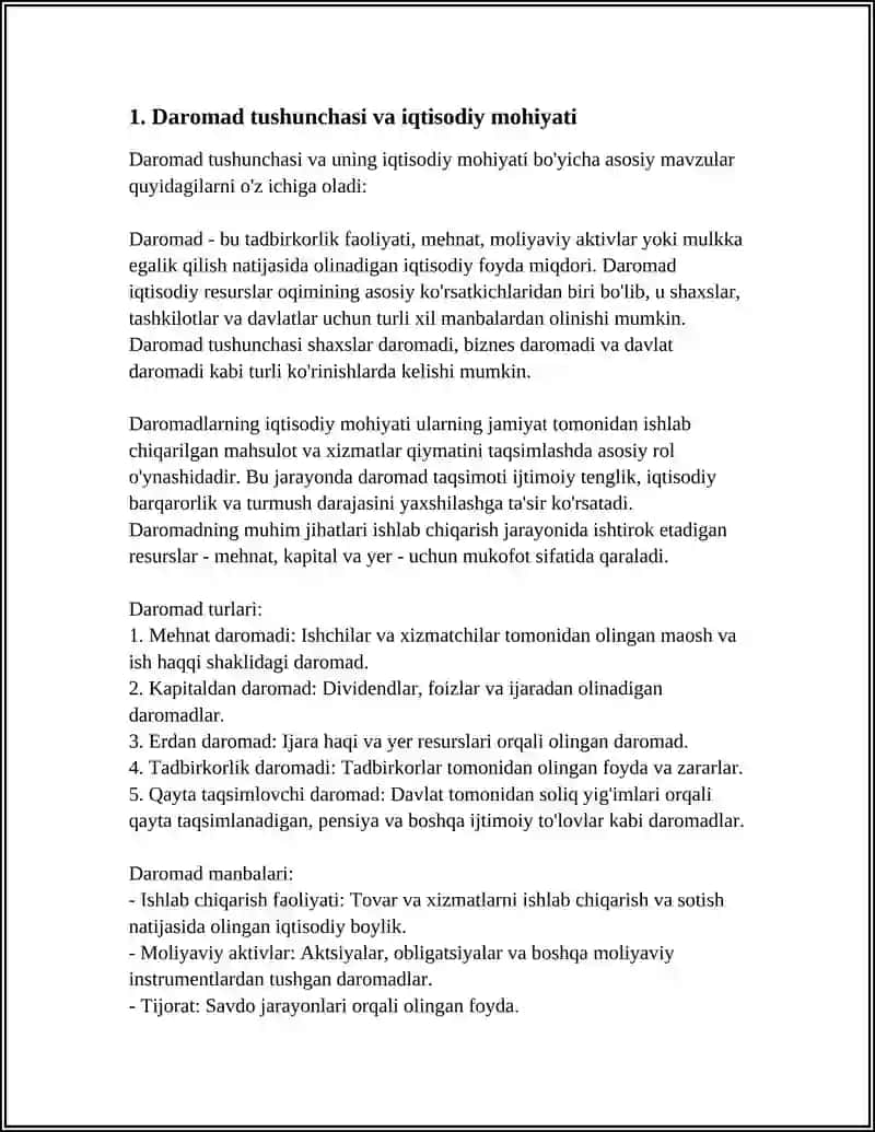 DAROMADLARINING MAZMUNI, TURLARI VA SHAKLLANISH MANBALARI 4