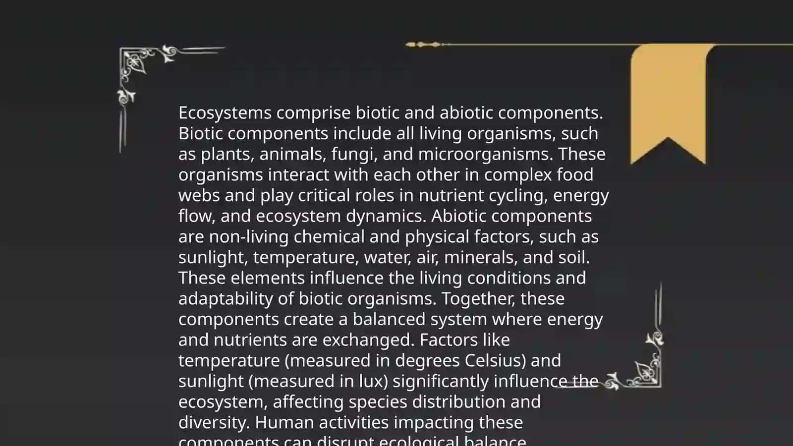 Ecosystems and Biodiversity 4