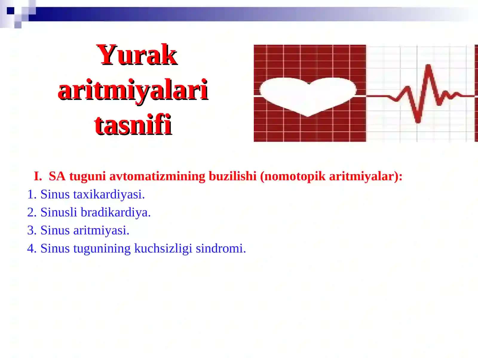Yurak aritmiyasi va blokadalari 4