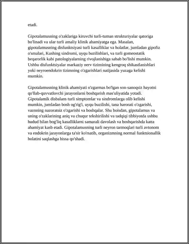 GIPOTALAMUS O ZAKLARI VA ULARNING KLINIK AHAMIYATI 4