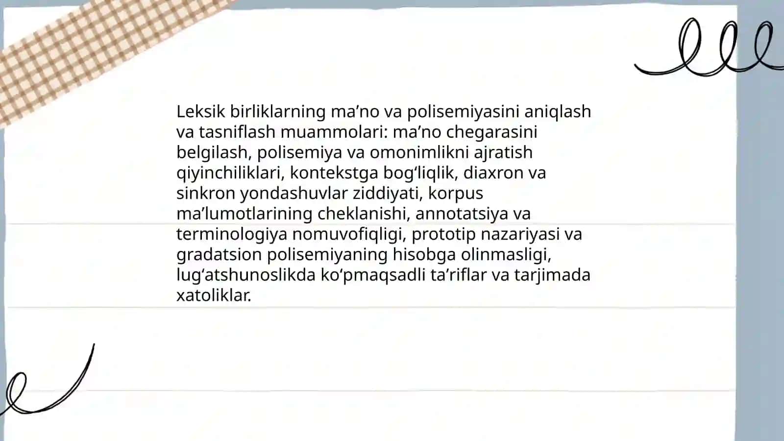 Lugʻatshunoslikning dolzarb muammolari 4