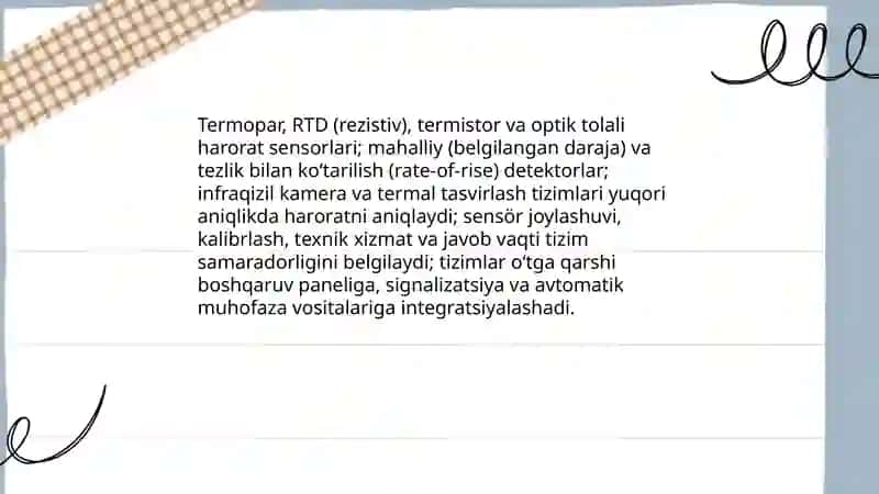 Zamonaviy tutun va olov aniqlash sensorlari 4