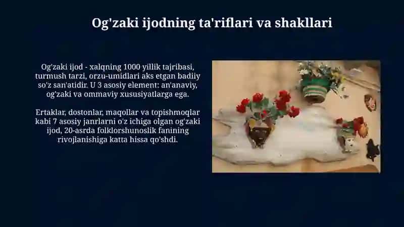 Og'zaki ijodiyot 4