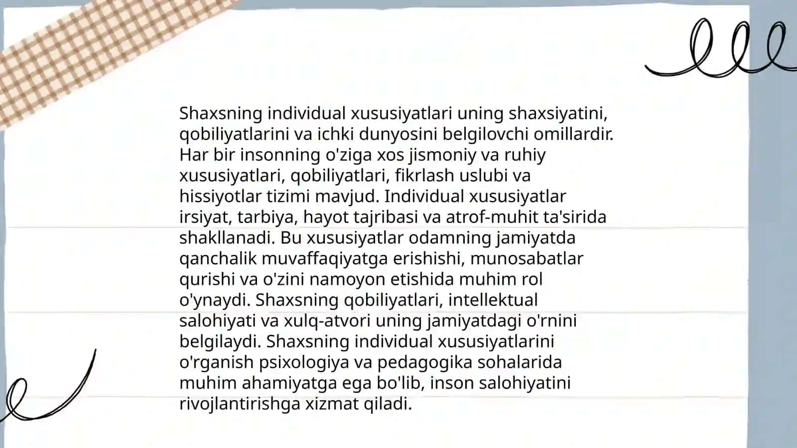 Shaxsning Ijtimoiy Xususiyatlari 4