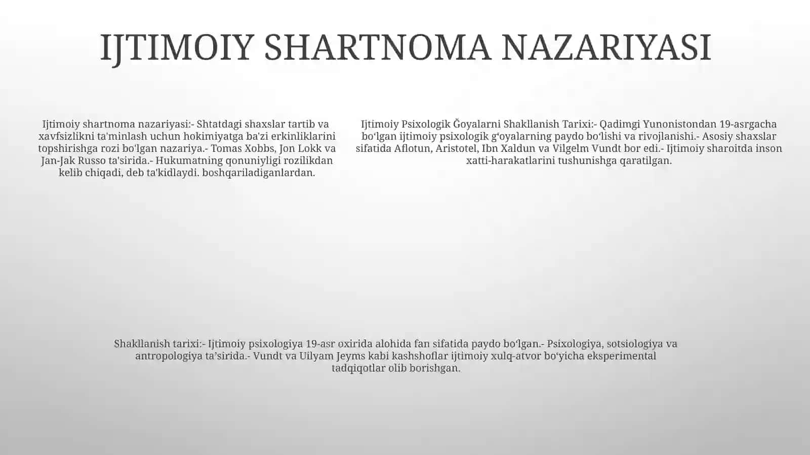 Ijtimoiy Psixologik Ğoyalarni Shakllanish Tarixi 4