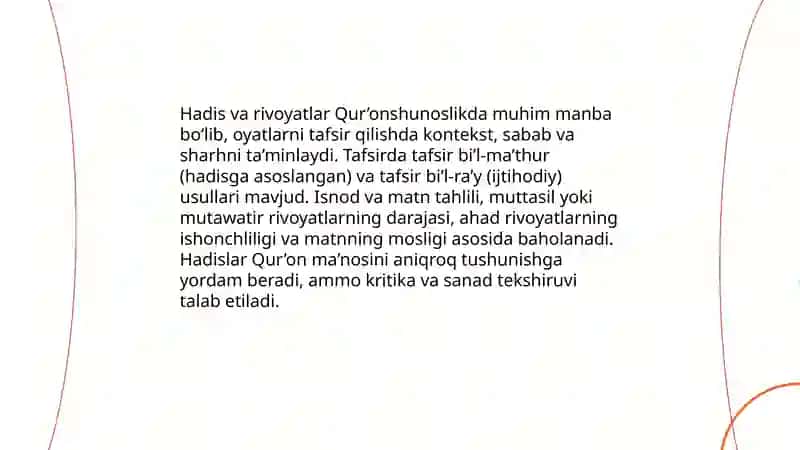 Qur’onshunoslik faninig manba va adabiyotlari 4
