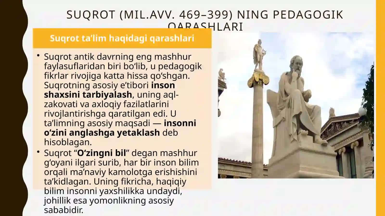 Antik davr faylasuflarining pedogogik fikrlari 4