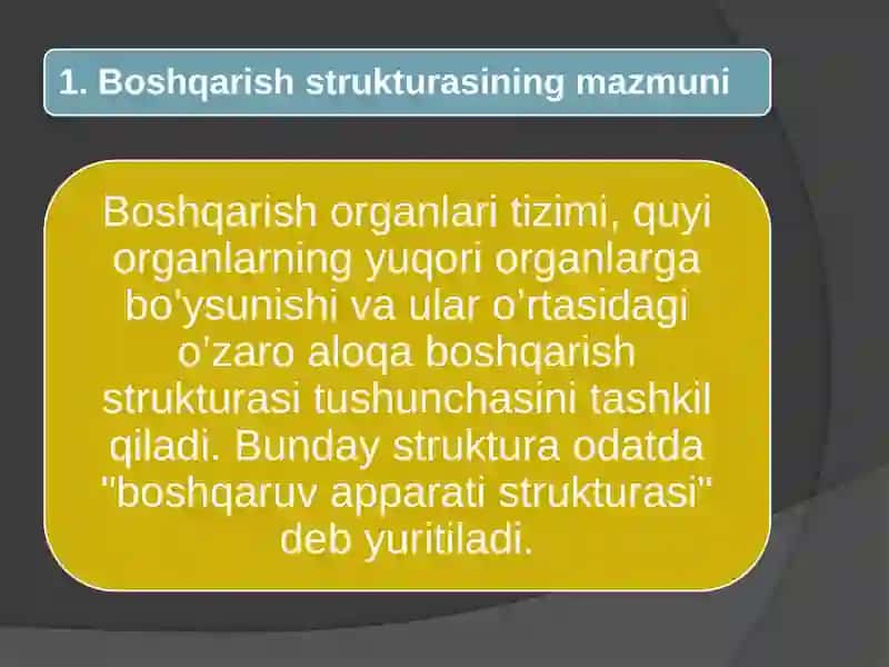 Boshqaruvning tashkiliy strukturalari 4