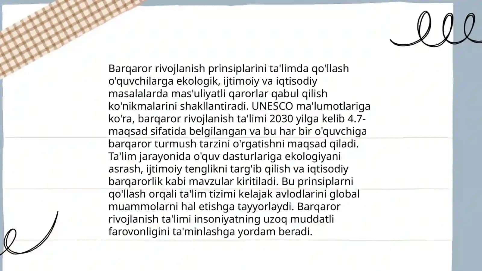 Ekologik ta'lim metodologiyasi 4