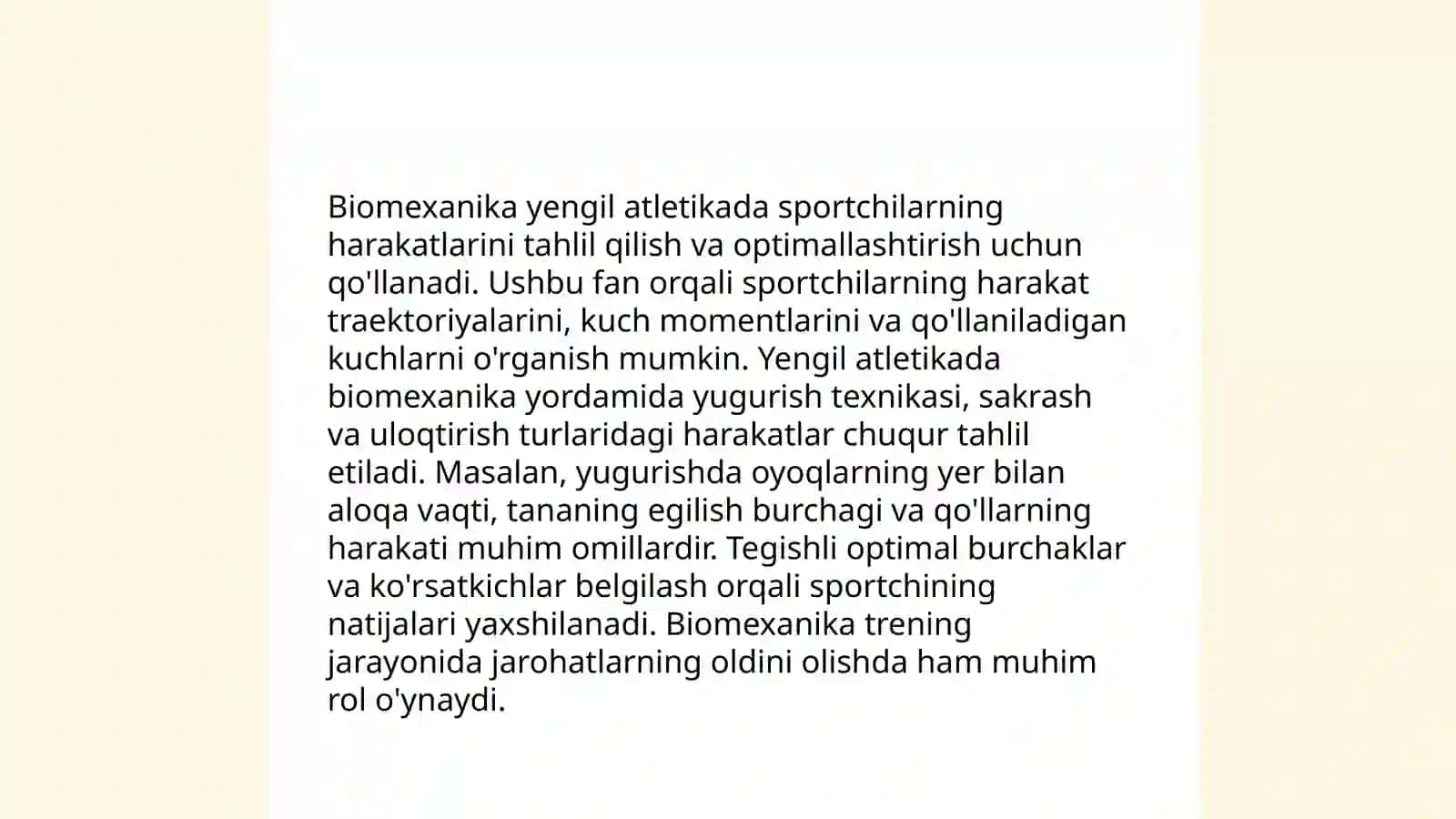 Yengil atletikada tadqiqot metodlari 4