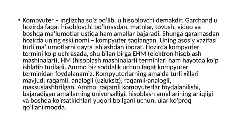 Qo’shimcha qurilmalarning ishlash prinsipi 4