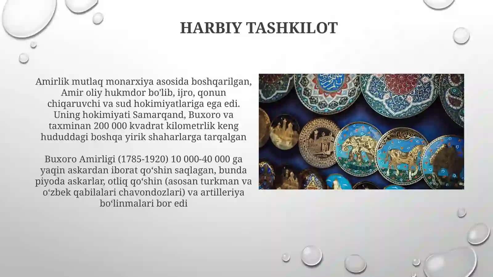 Buxoro amirligida davlat boshqaruvi shakli 4
