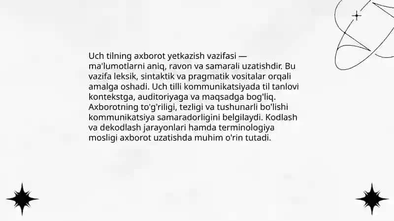 3 tilning vazifalari 4