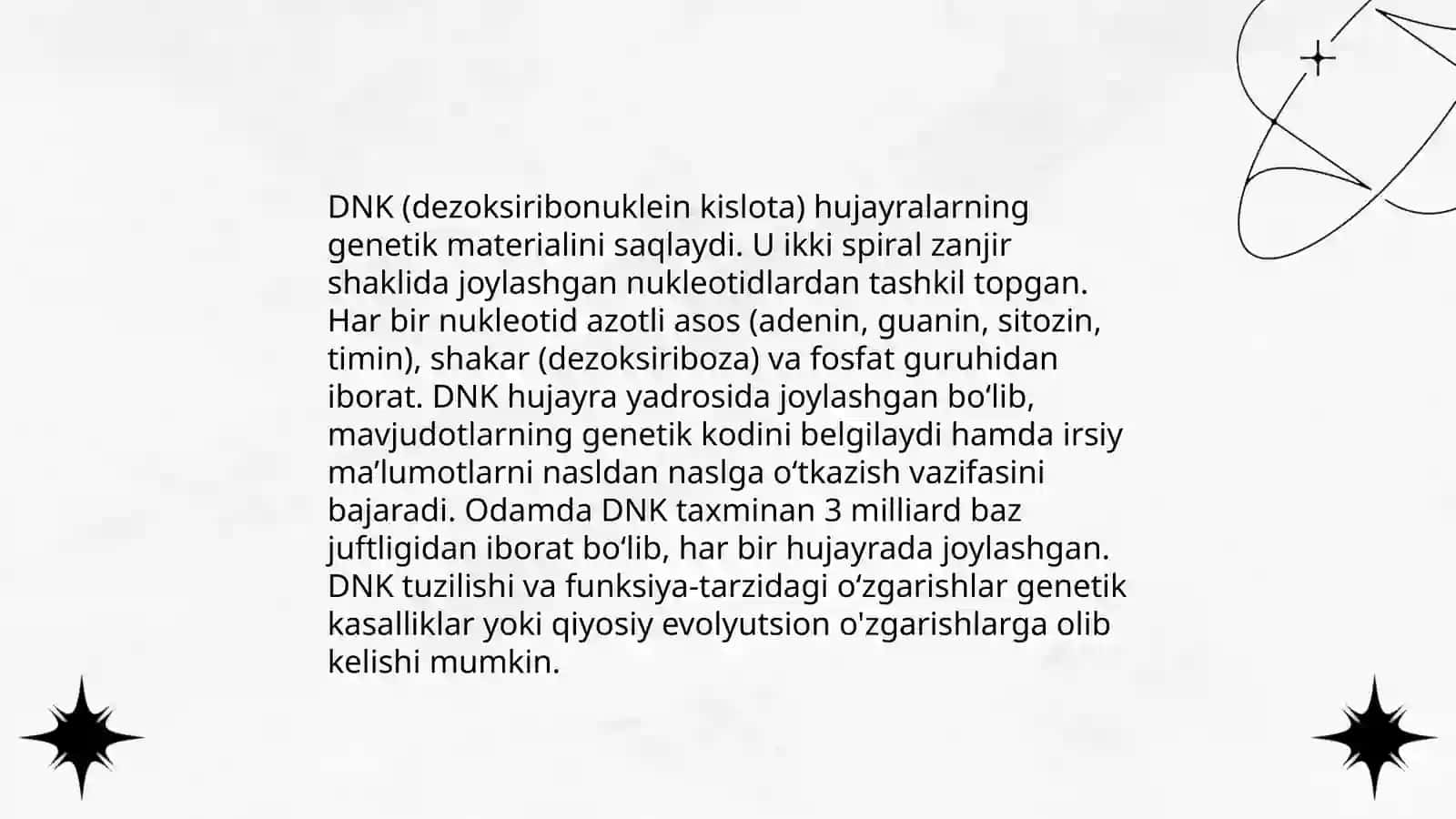 Hayotning Molekulyar Asoslari 4