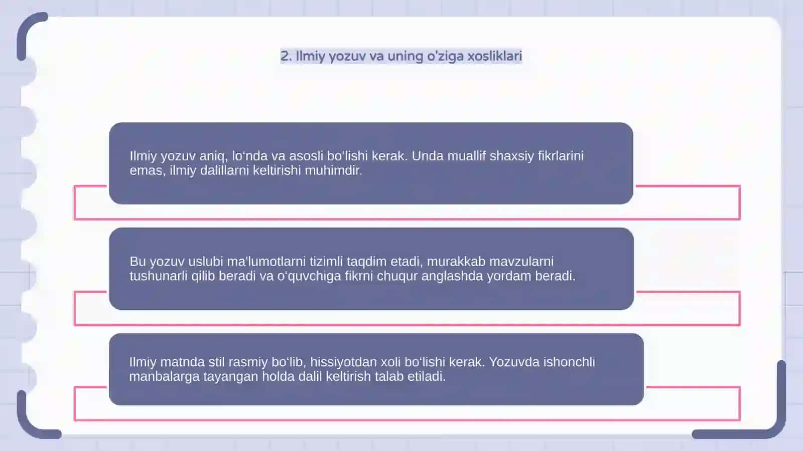 Akademik va ilmiy yozuv 4