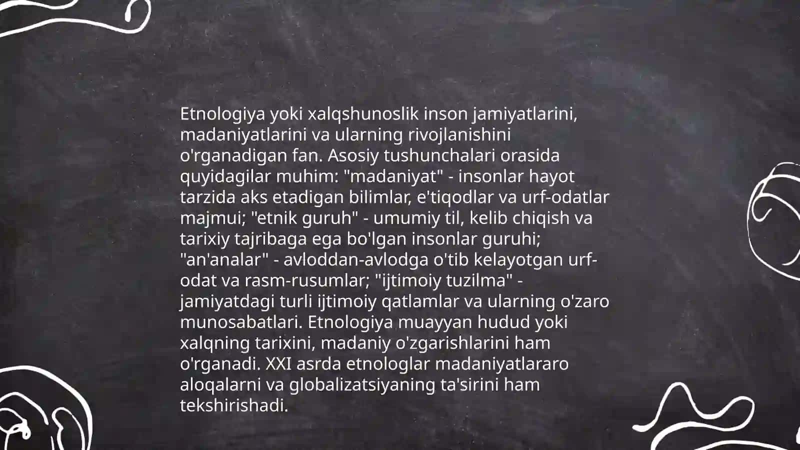 Etnologiyaning mohiyati va asosiy tushunchalari, tarixi va istiqbo yoʼnalishlari 4