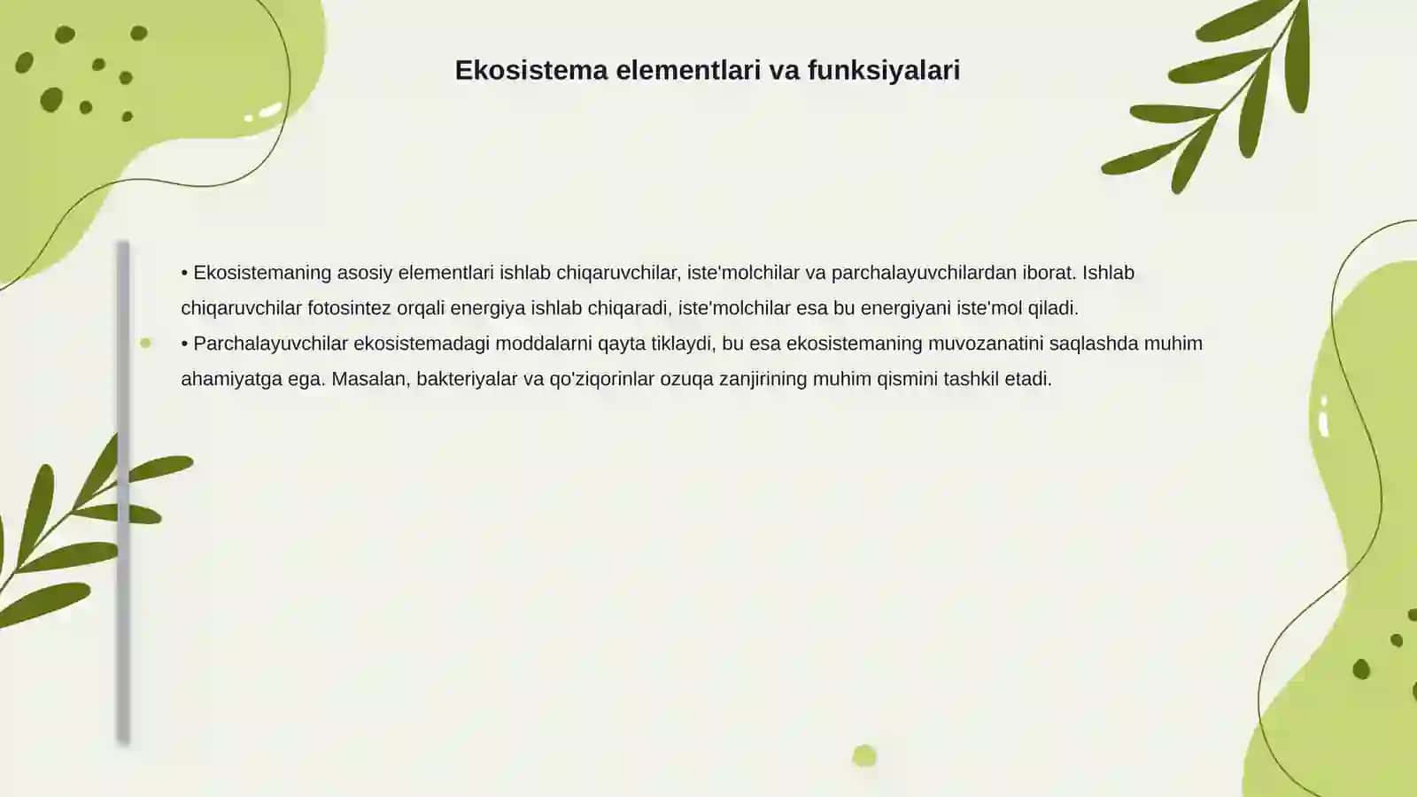 Ekosistema, biom va biogeotsenoz 4