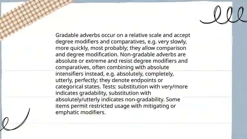 Degree adverbs in English 4