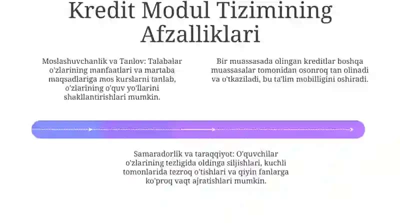 Kredit Modul Tizimi: Umumiy Ma'lumot 4