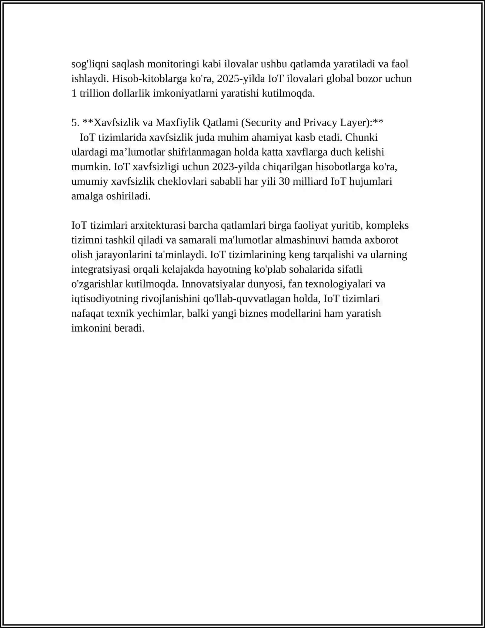 IoT Tizimlari va Ularda Kiberxavfsizlik Strategiyalari 4