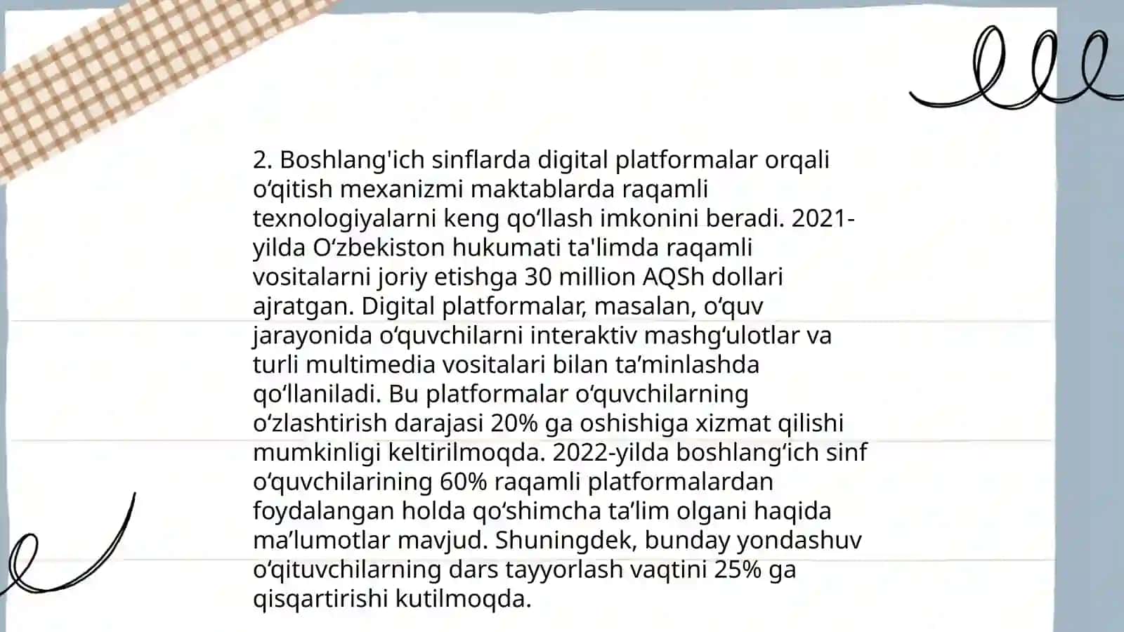 Boshlang'ich sinflarda ona tili o'qitishda innovatsion texnologiyalar 4