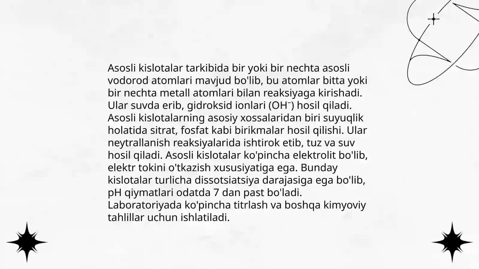 Asosli kislotalar va amfoter oksidlar 4