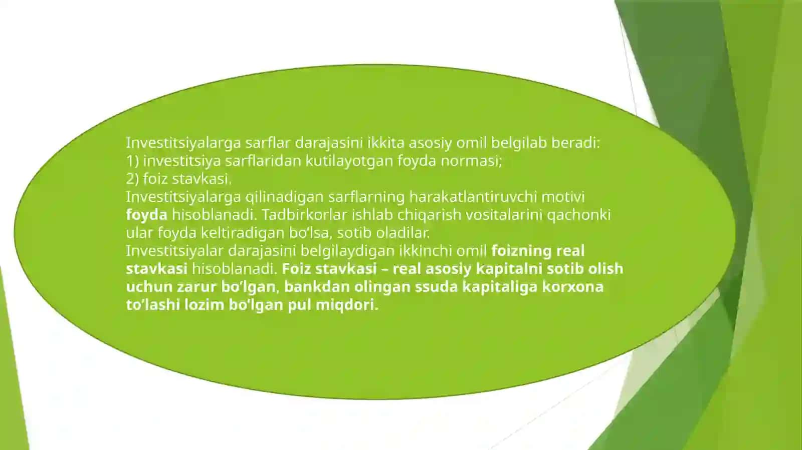 INVESTITSIYALAR VA INVESTORLAR 4