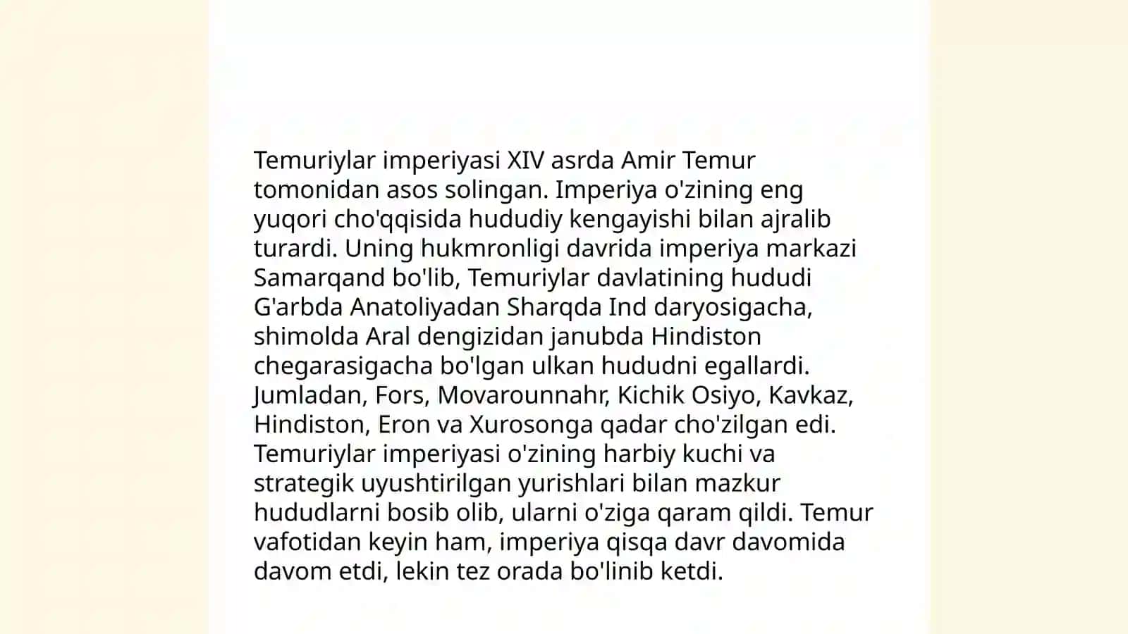 Temuriylar imperiyasi 4
