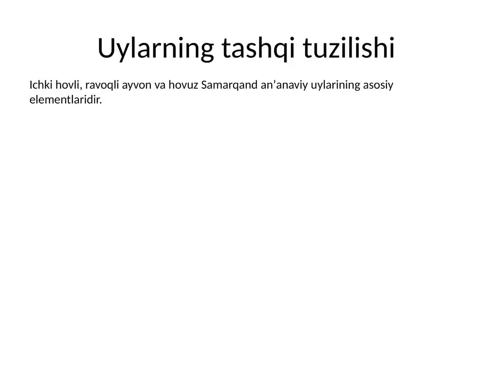 Samarqand uylari 4