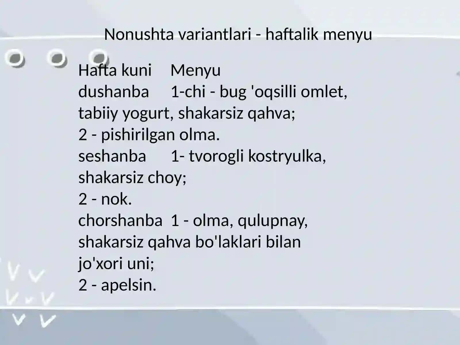 8-sonli klassik tasdiqlangan va ishonchli parxez stoli 4
