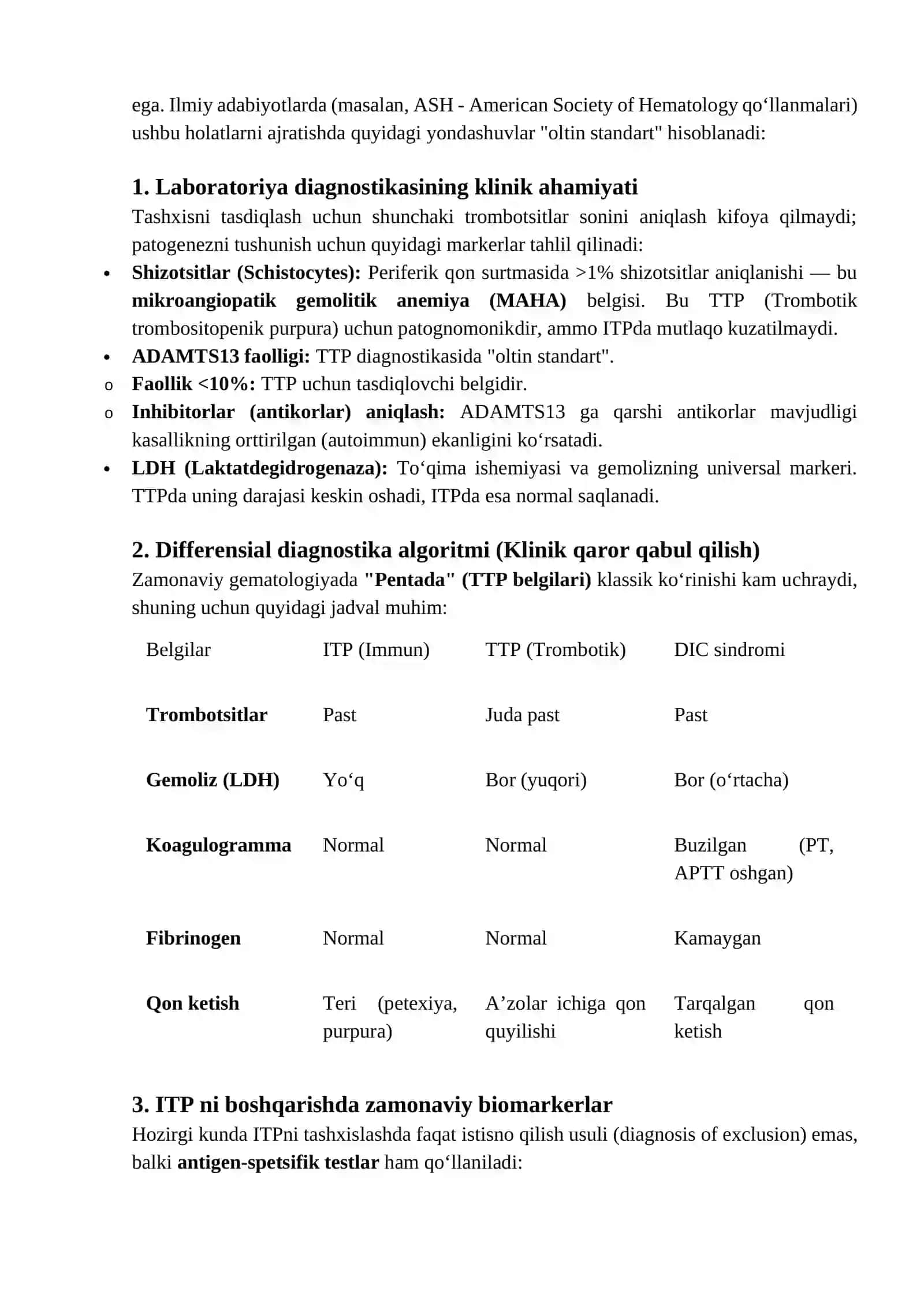 Trombositopenik purpura laborator diagnostikasi 4