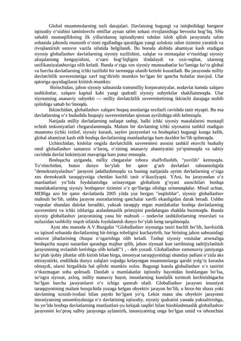 Global jarayonlar va barqaror taraqqiyot falsafasi 4