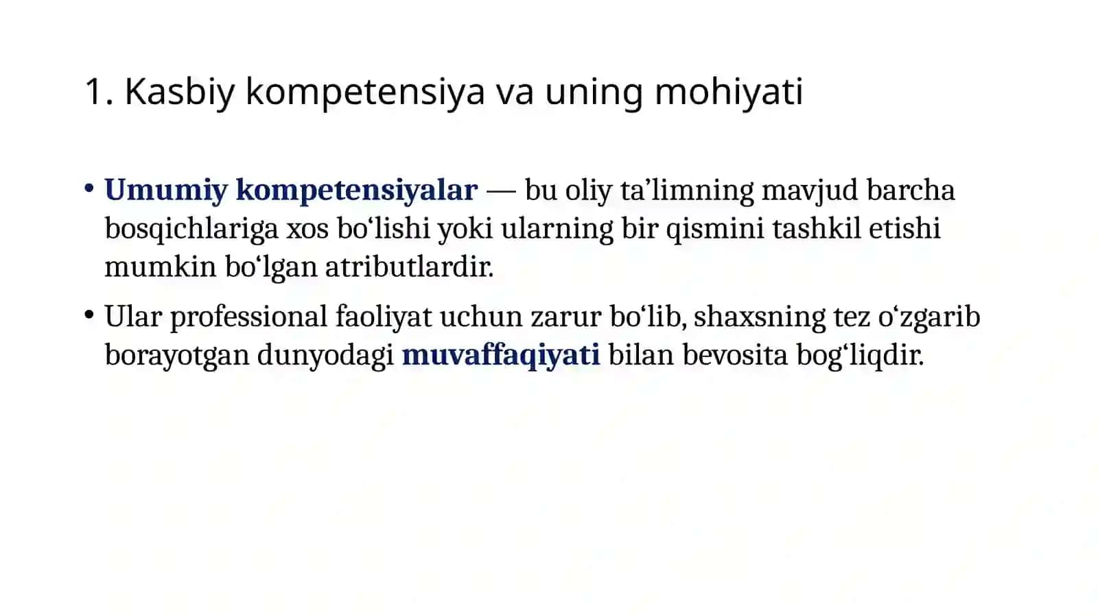 Kasbiy kompetensiya va uni rivojlantirish yo‘llari 4