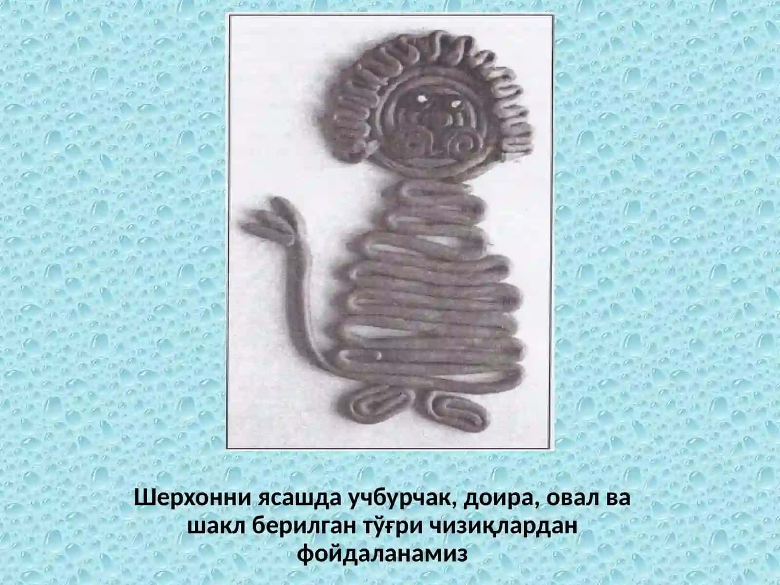 Пластилиндан аппликация 4