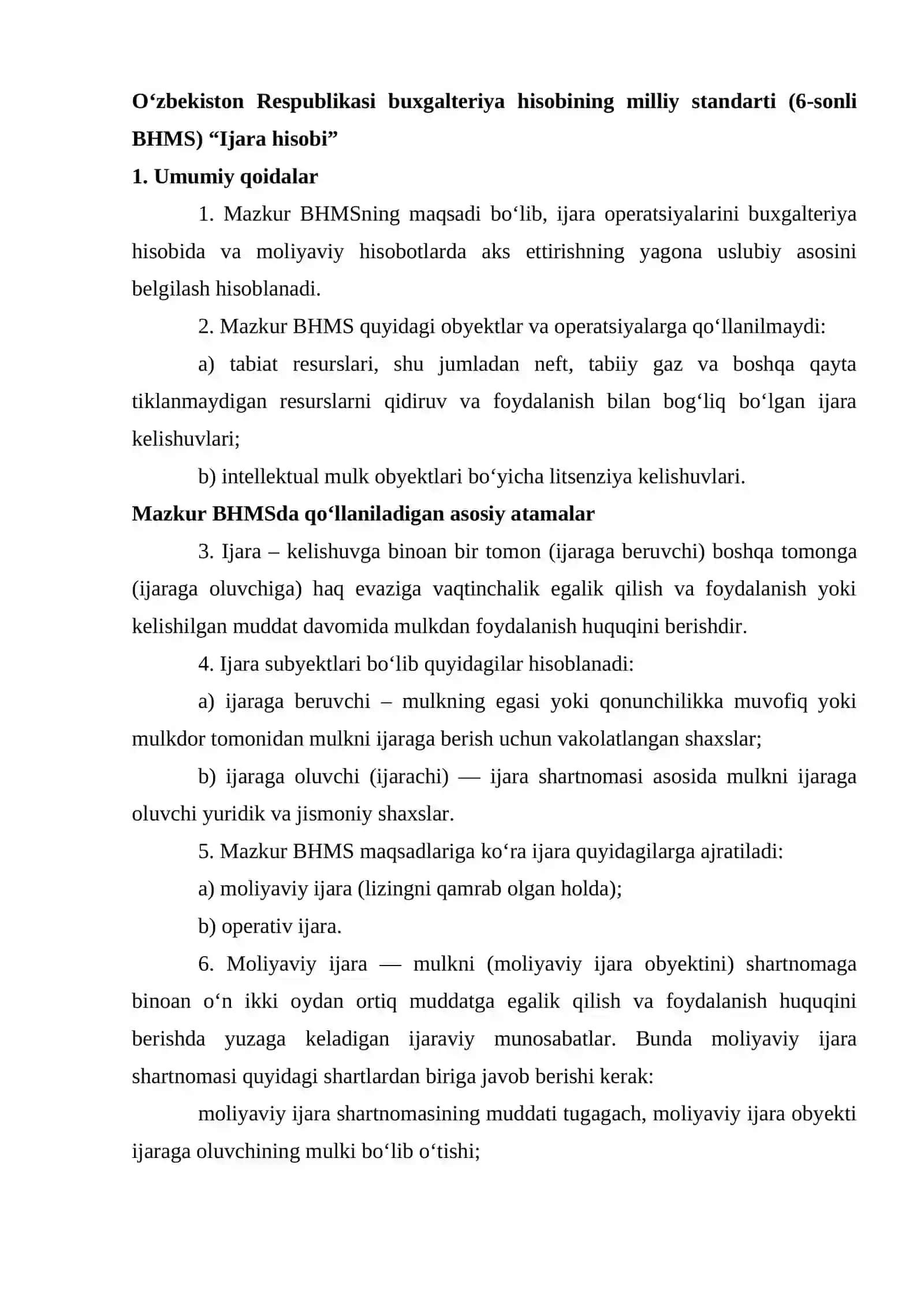 Operativ ijara hisobi va uning moliyaviy hisobotlarda yoritilishi 4