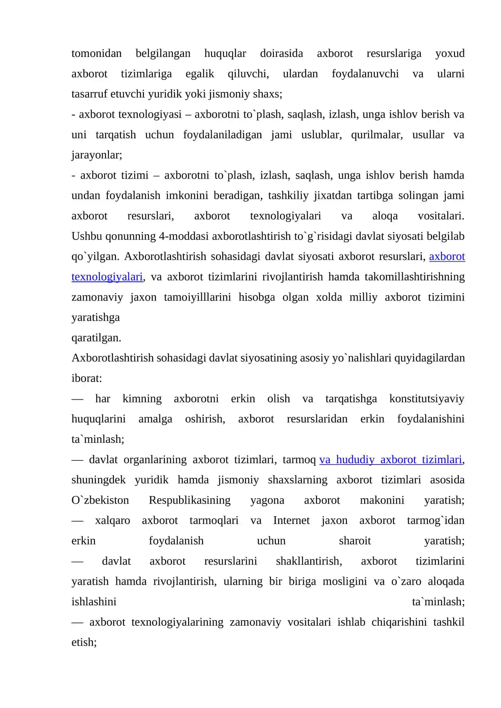 Axborotni saqlash, ishlov berish va himoyalashning zamonaviy texnologiyalari 4