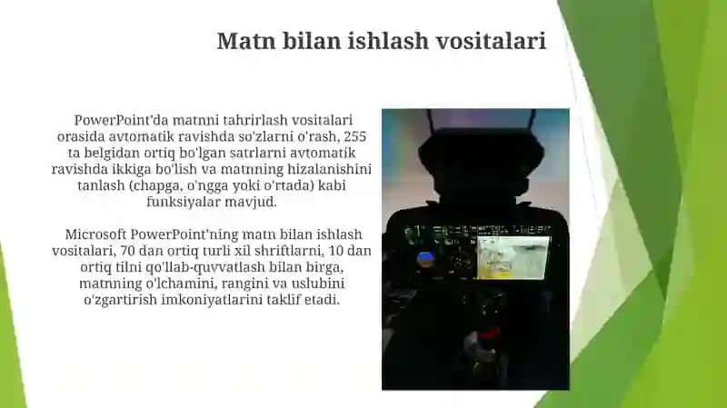 MS Power Point dasturining imkoniyatlari 4