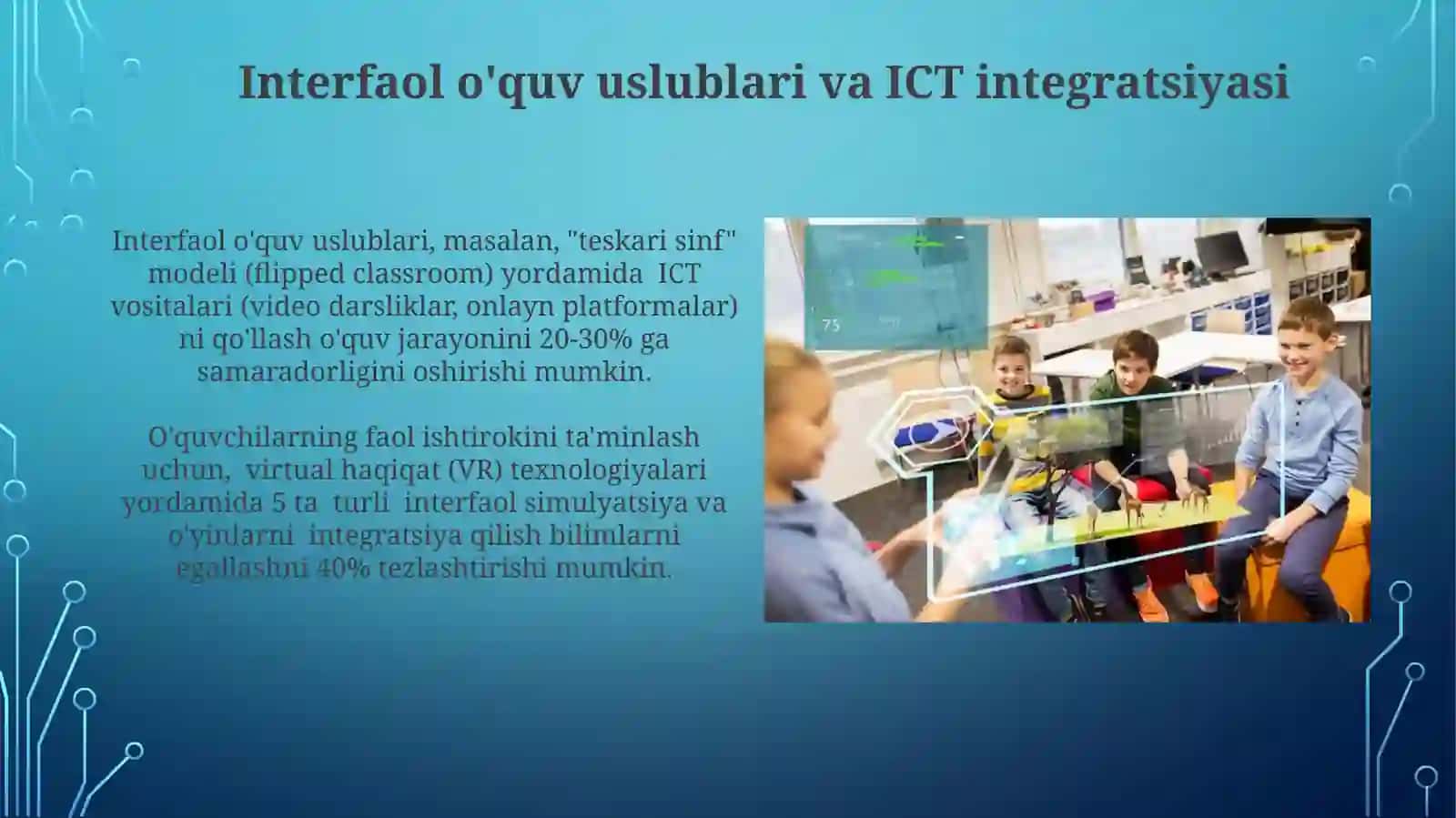 Axborot kommunikatsiya texnologiyalariga asoslangan innovatsion pedagogik faoliyat 4