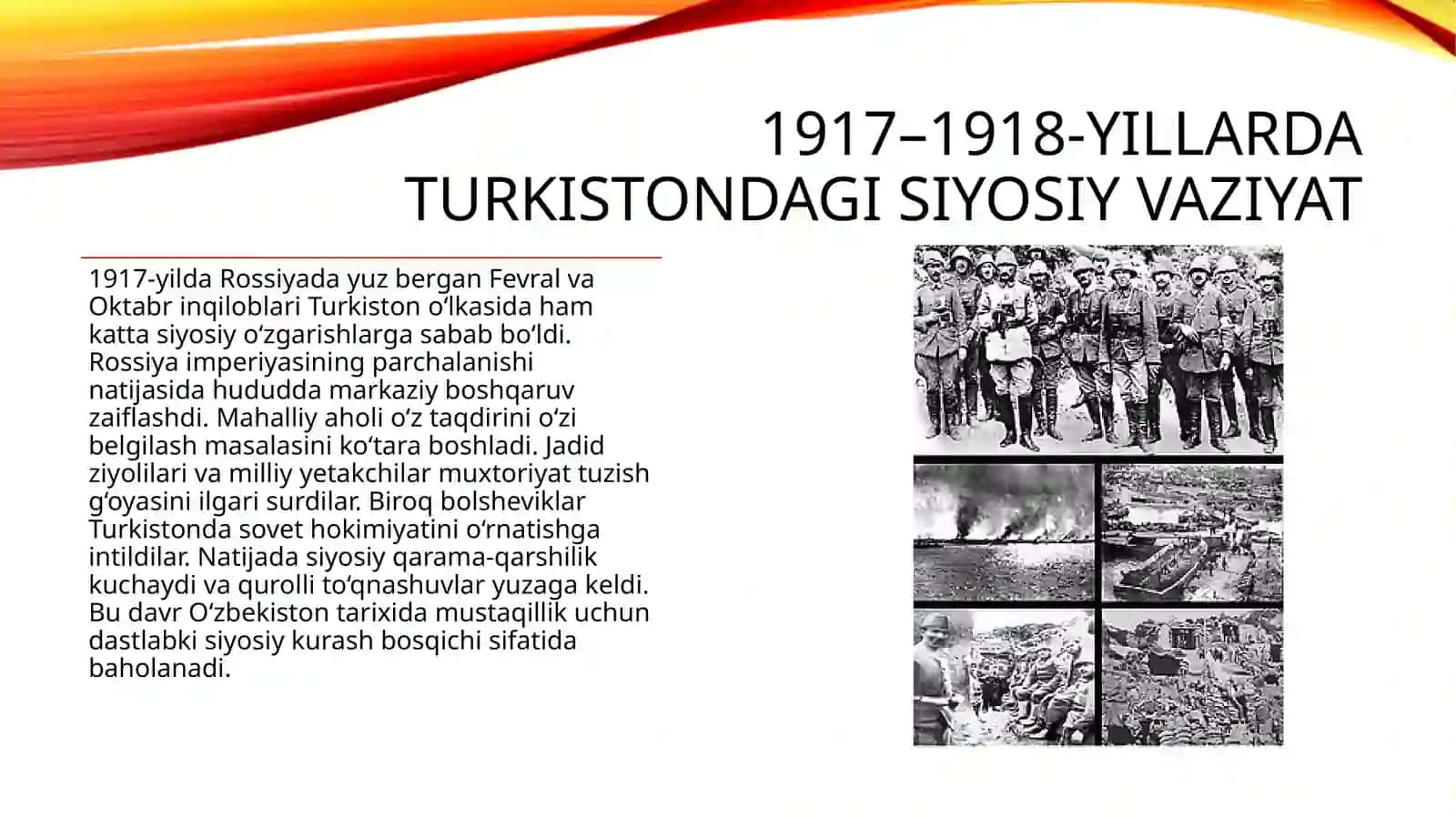 O‘zbekiston hududidagi siyosiy hayot (1918–1939-yillar) 4