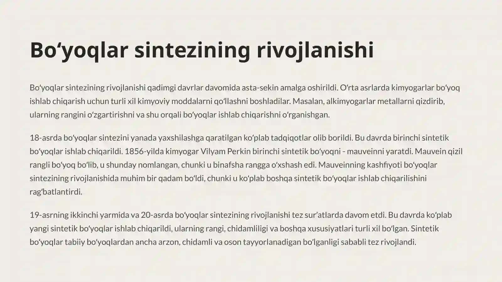 Qadimgi mineral va oʻsimlik boʻyoqlari 4