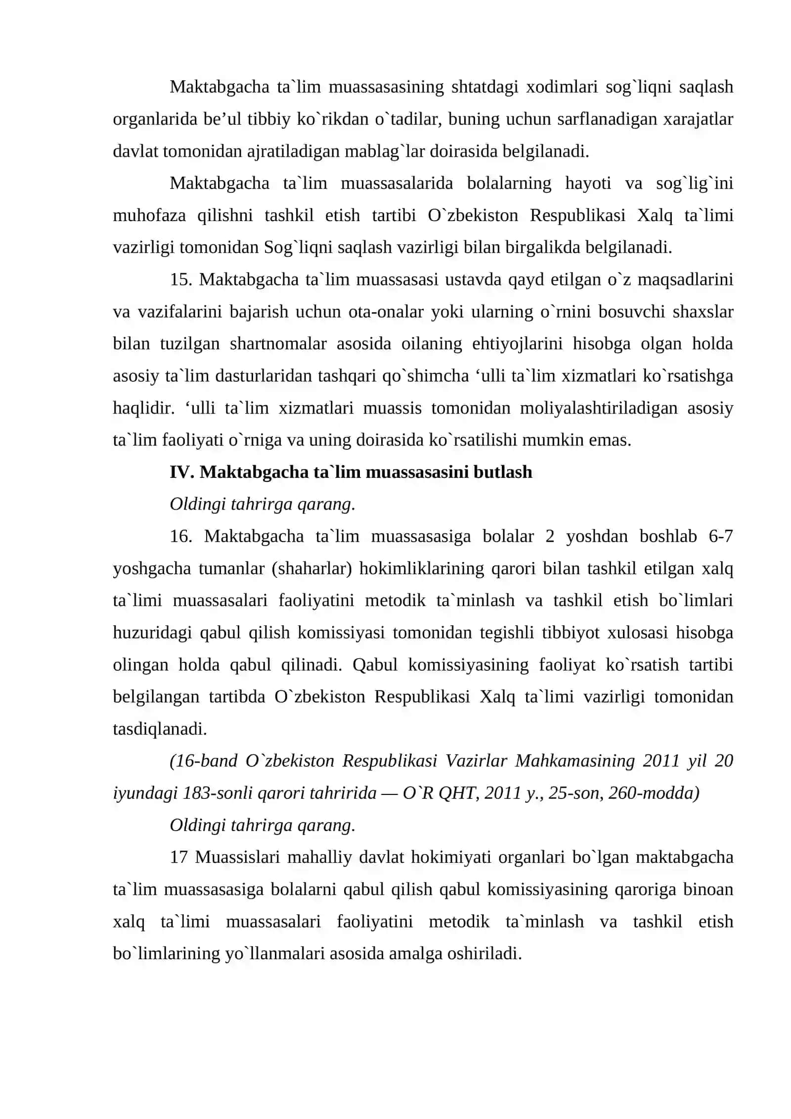 Davlatga qarashli va nodavlat maktabgacha ta’lim muassasasini boshqarish 4