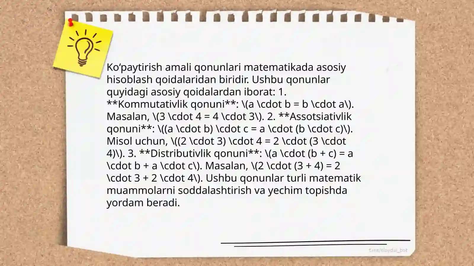 Matematika va uni o‘qitish metodikasi 4