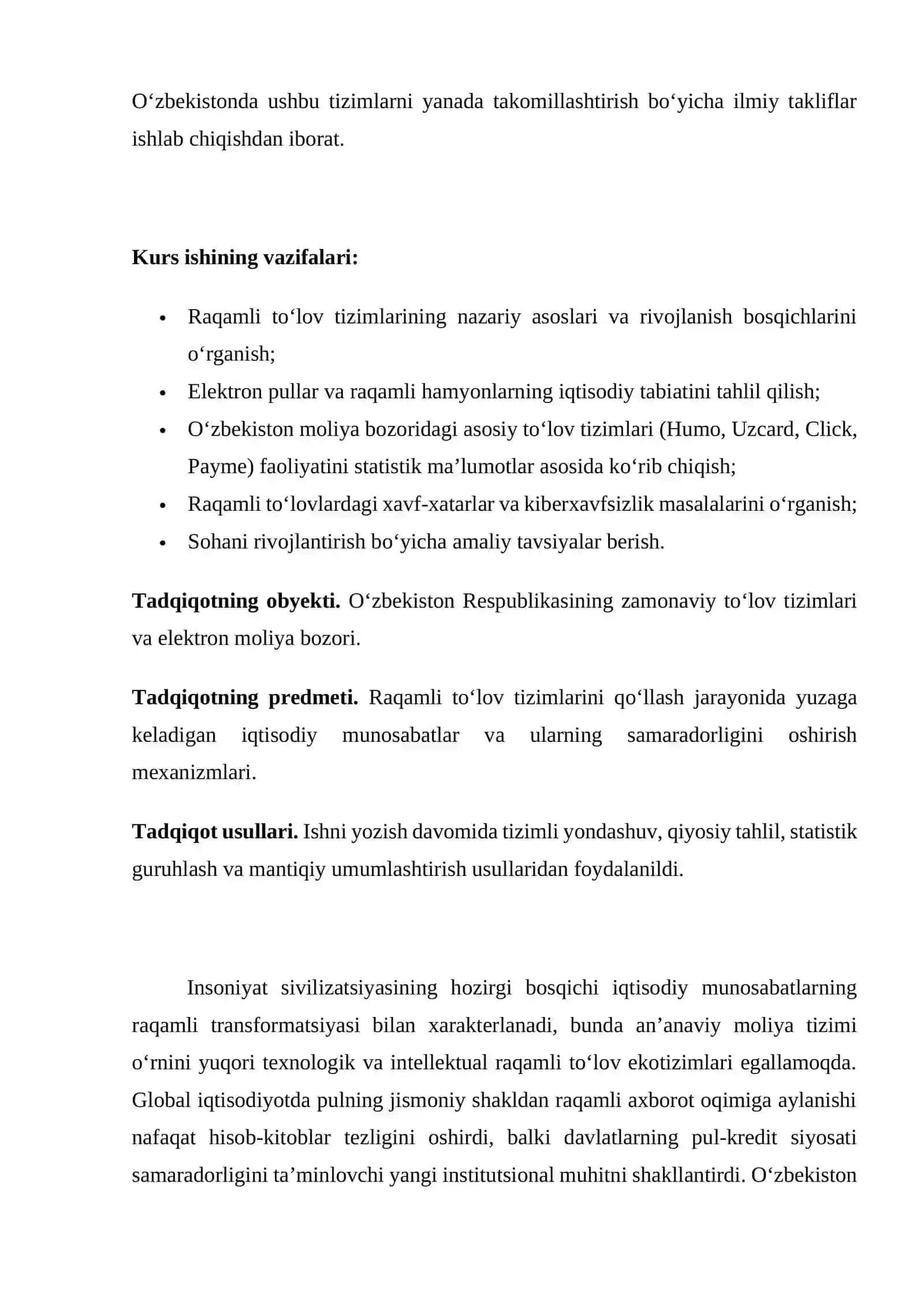 Raqamli to’lov tizimlari va ularning iqtisodiy muomaladagi roli 4