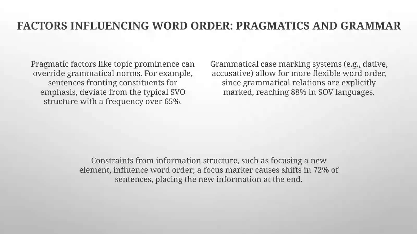 Word order in different type of sentences 4