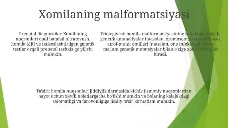 Ona Qornida Rivojlanish Patologiyasi 4