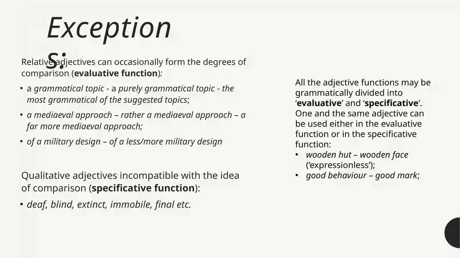 ADJECTIVEAND ITS CATEGORIES 4