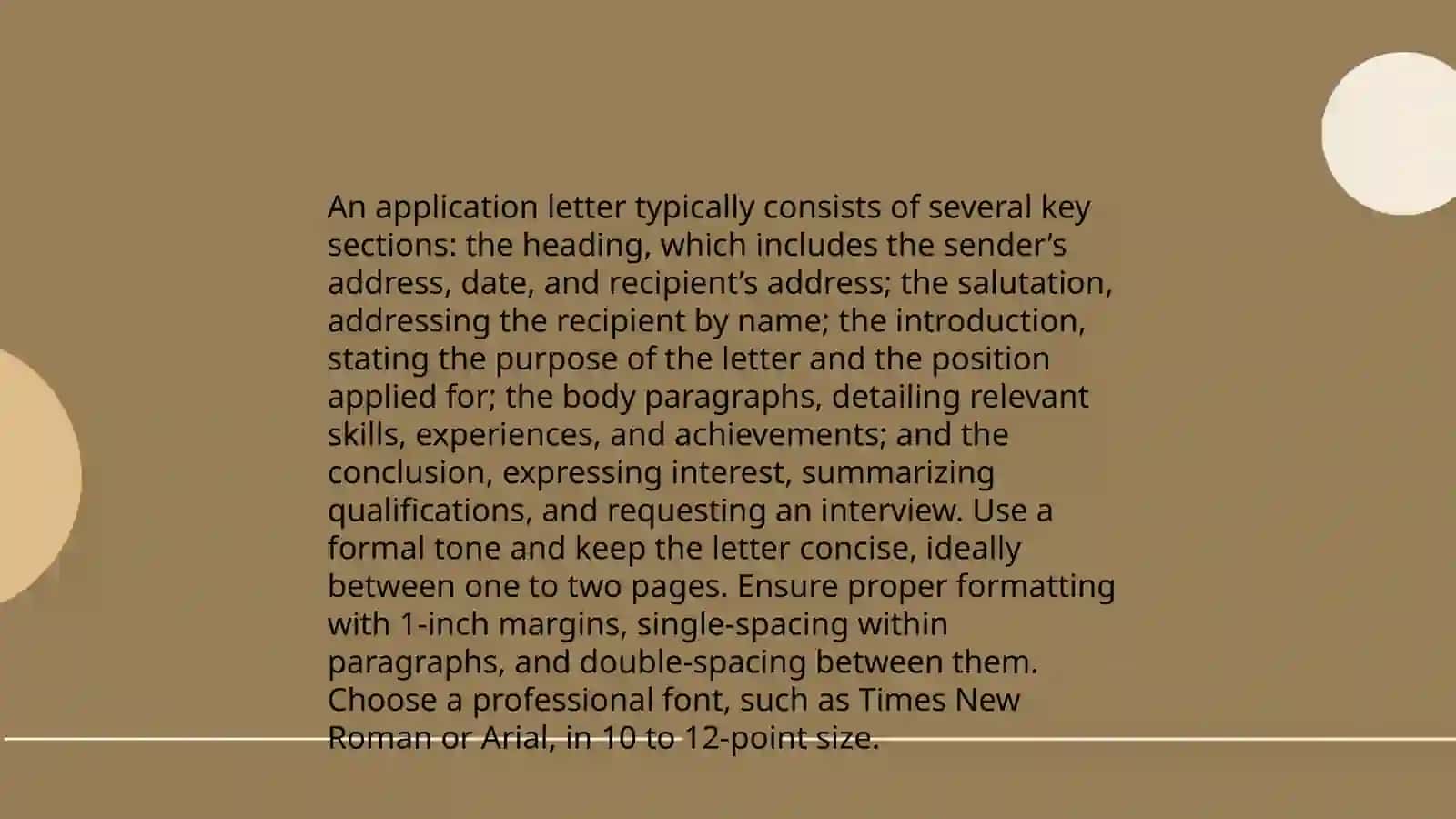 Writing application letter 4