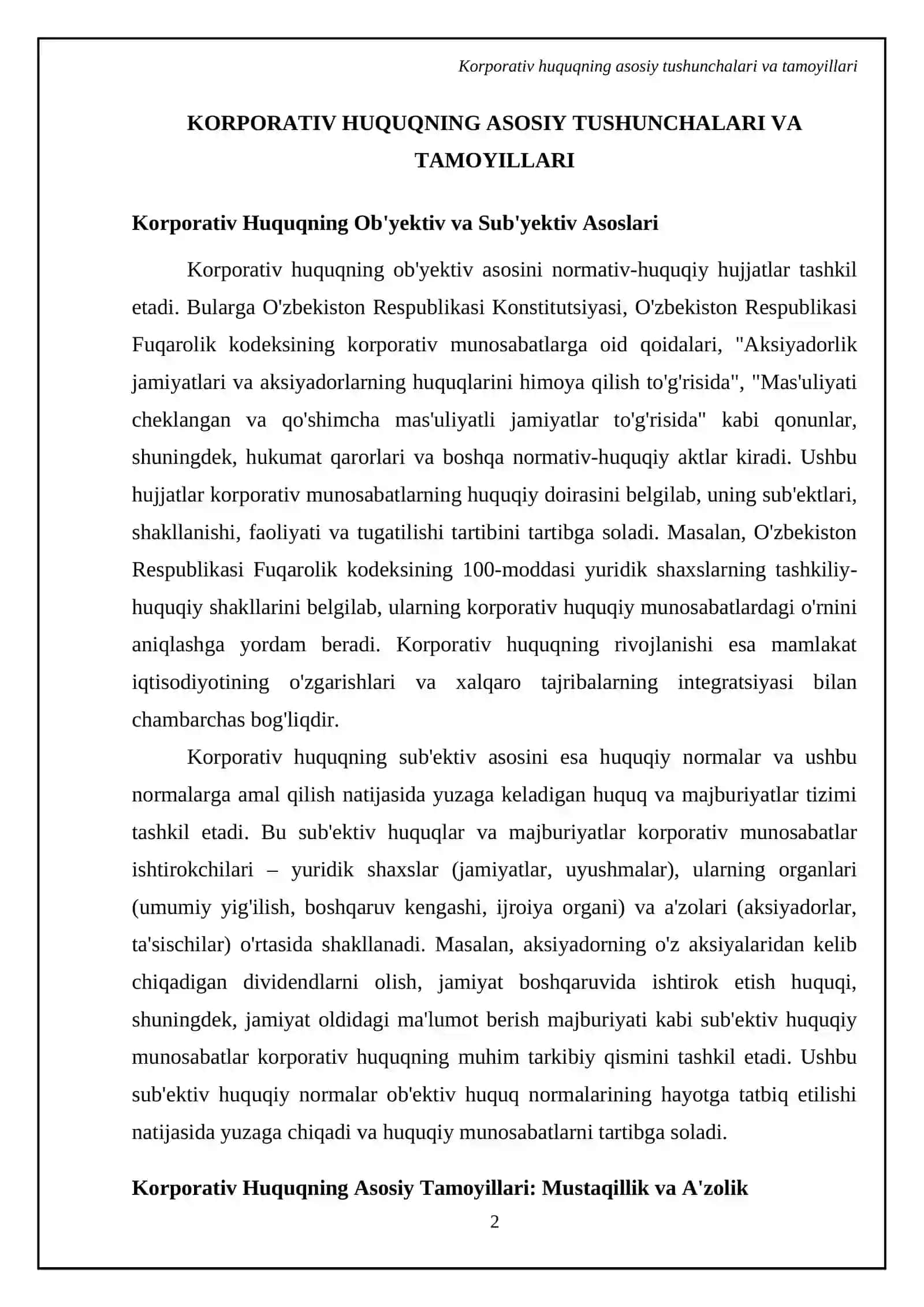 Korporativ Huquq Asoslari 4