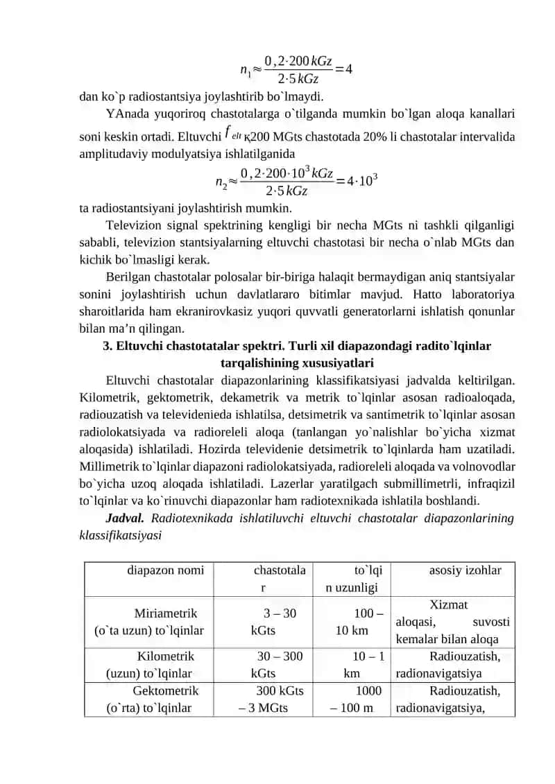 Radiоtехnik jarayonlar radiоsistеmalar. 4